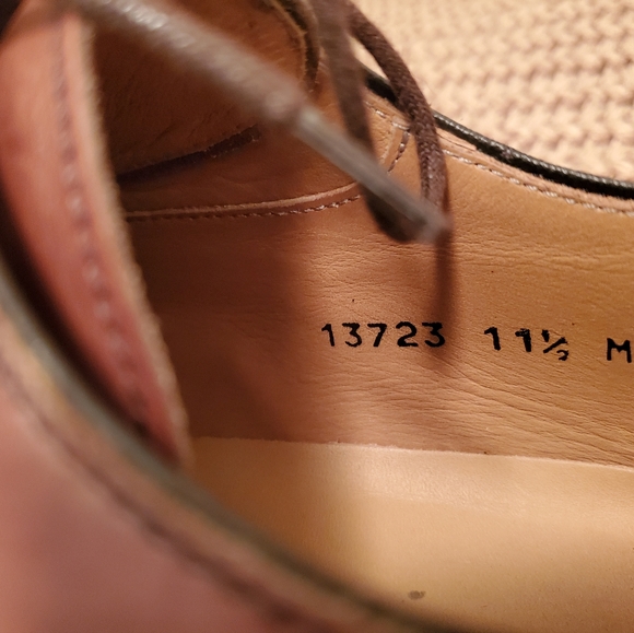 Magnanni Pardo Tobacco Brown Men Derby Lace Up size 11.5 M US Shoes 13723 - Picture 8 of 8